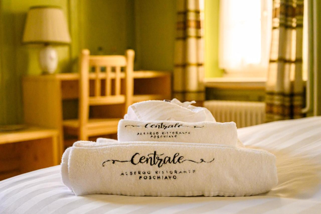 Hotel Centrale, Typically Swiss Poschiavo Kültér fotó